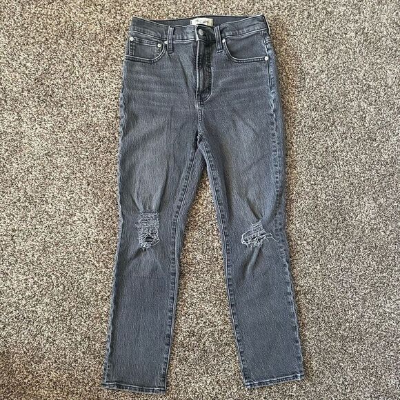Madewell The Perfect Vintage Jean black/grey women’s size 26 - Picture 1 of 11